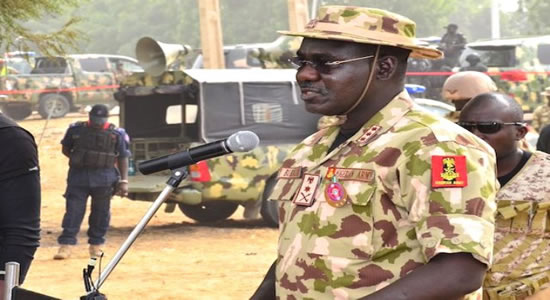 COAS, Lt.-Gen. Tukur Buratai Relocates To North-East Over Insurgency War