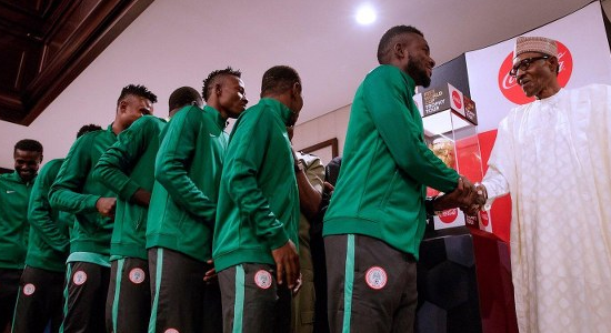 AFCON: Buhari Tells Super Eagles To Make Nigerians Proud 