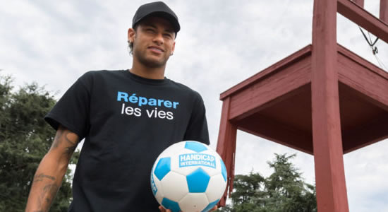 Neymar Becomes Goodwill Ambassador For World's Disabled