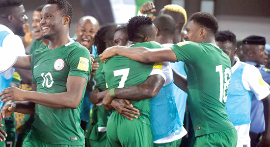 President Buhari Congratulates Super Eagles 